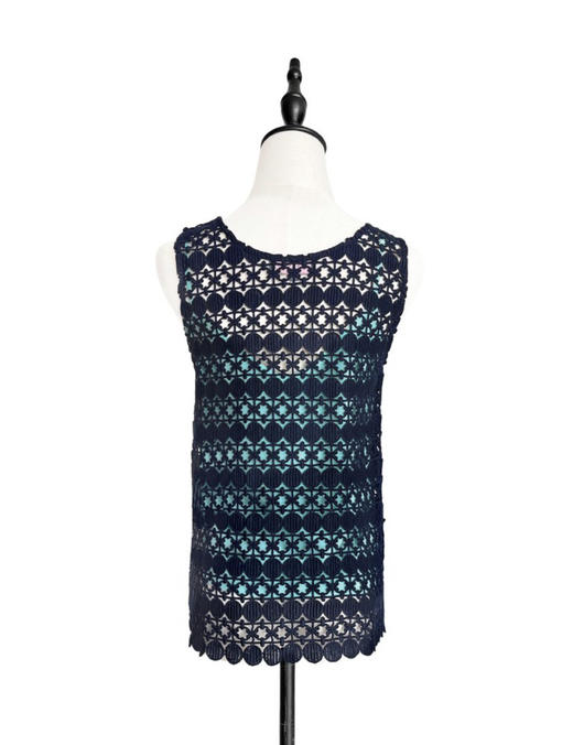 TYNVIE 两件套透视蕾丝背心 - 藏青、象牙白2色选 商品图2