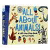 动物知识小百科 英文原版 All About Animals A Lift the Flap Book of Fun Facts 儿童英语启蒙纸板翻翻书 英文版进口原版书籍 商品缩略图0