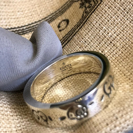 Gucci.925纯银ghost戒指 商品图5