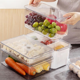 PET冰箱保鲜收纳盒｜让家用冰箱更能装、好收纳，食物不串味，保鲜更持久