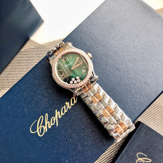 萧邦快乐钻系列石英腕表 
快乐钻（HAPPY DIAMONDS）表盘直径30mm 5钻！ 商品图3