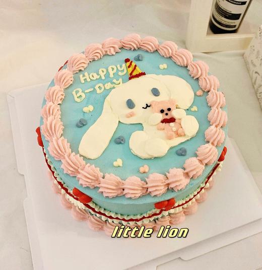 狮子家-可爱兔子手绘 生日蛋糕 纪念日蛋糕 聚会 仪式感必备 商品图0