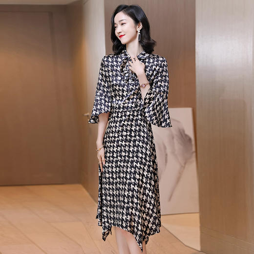 上海旗袍厂ASE-2328真丝连衣裙 商品图1