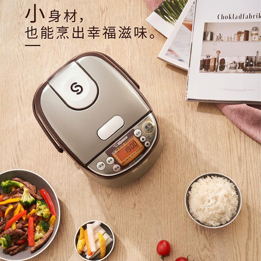 象印/ZOJIRUSHI 日本进口电饭煲 迷你小容量 IH环绕 电饭煲NP-GKH05C 不锈钢色 商品图1