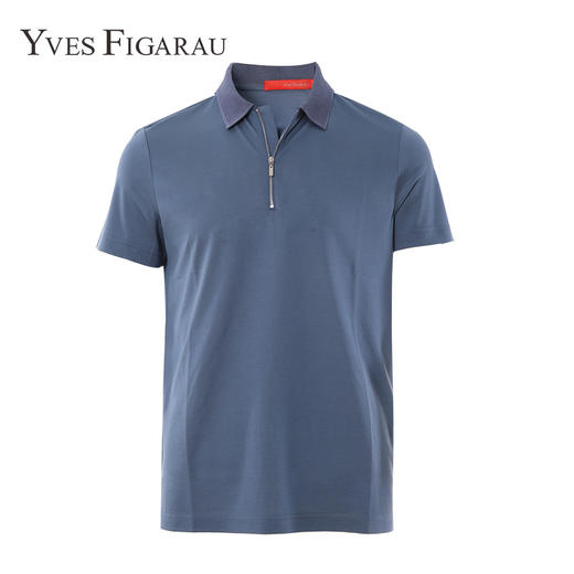 YvesFigarau伊夫·费嘉罗夏季新款休闲简约舒适透气短袖衬衫915876 商品图4