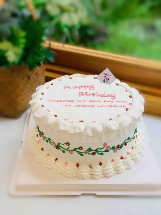 简洁小清新奶油蛋糕 下单前请仔细阅读商品详情 商品图1