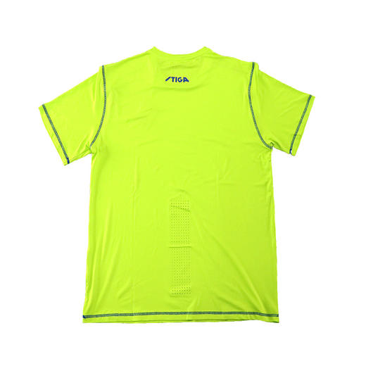 斯帝卡Stiga CA-56151 训练圆领T恤 荧光绿 透气排汗 轻薄运动之选 商品图5