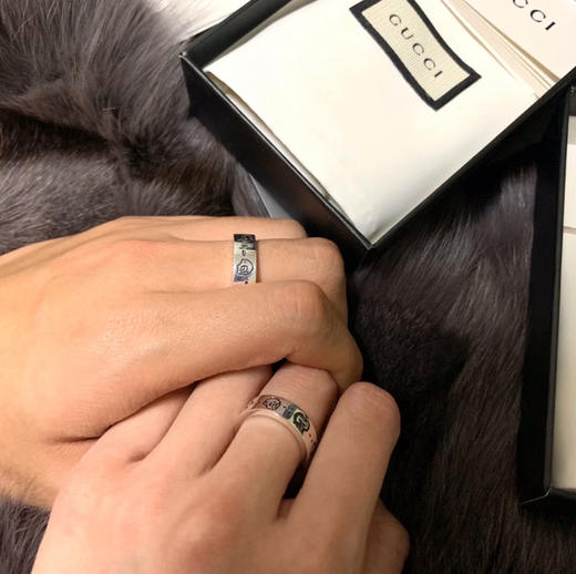 Gucci.925纯银ghost戒指 商品图1