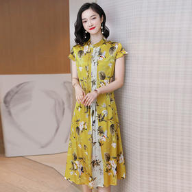 上海旗袍厂ASE-2332 真丝连衣裙