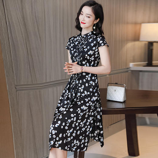 上海旗袍厂ASE-2332 真丝连衣裙 商品图3