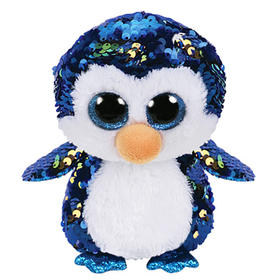 TY亮片企鹅佩顿（中号）36434生日公仔礼物玩具