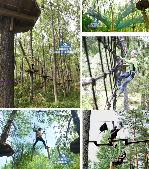 【江苏·苏州】树间跳动森林里探险乐园绿线（初级线）单人门票