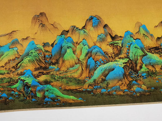 【预定】《千里江山图》高清丝绢材质7米长卷版 包邮！ 商品图4