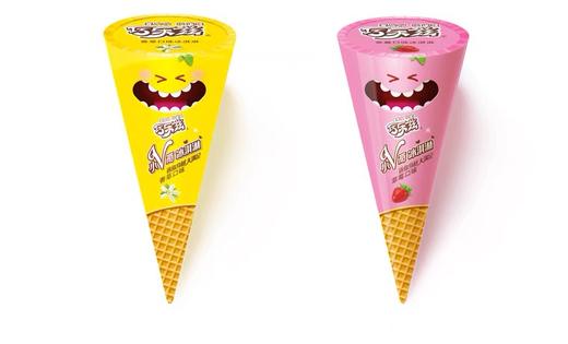 巧乐兹小V筒（香草+草莓口味）20g*4支 商品图1