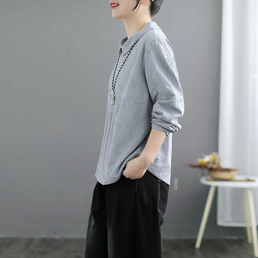 裁缝学苑AG152 复古衬衫纸样女装衬衣服装上衣2021新款打版裁剪图 商品图3