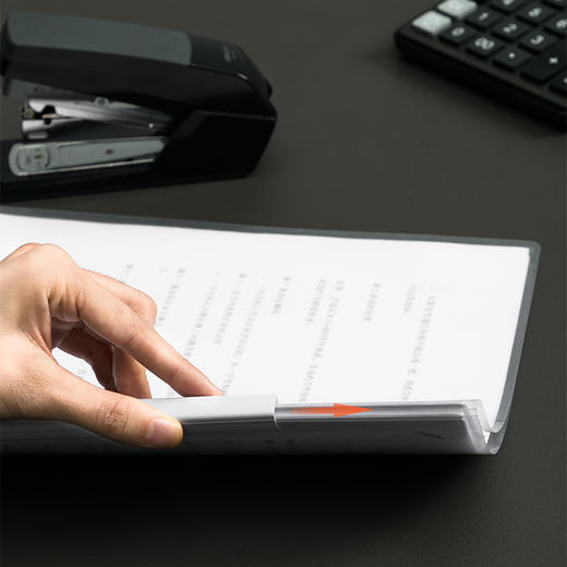 得力抽杆夹5534(白) 商品图7