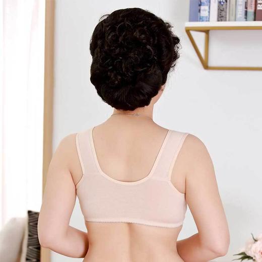 YY-68+101前扣薄款女士内衣无钢圈舒适薄棉大码文胸罩女背心 商品图1