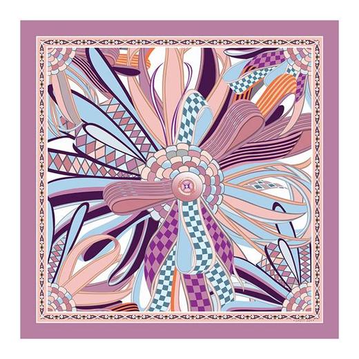 SAINTJOY/上久楷 真丝方巾 礼仪之花FJS19050 商品图4