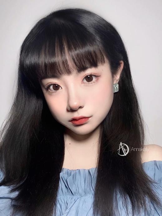 【白狮超推荐！】Annakelly旗下 · 咖啡棕｜日抛 14.2mm中等直径 10片装｜吉林瑞尔康工厂 商品图6