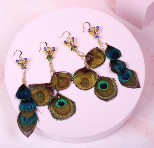 W°蝴蝶飞舞耳坠 商品图0