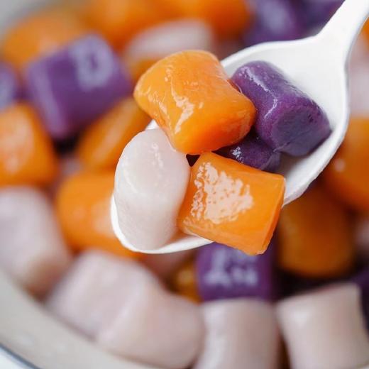 零添加剂三色芋圆（250g/1包） （芋香味十紫薯味十红薯味）4包/6包 商品图1