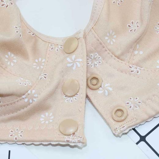 YY-68+101前扣薄款女士内衣无钢圈舒适薄棉大码文胸罩女背心 商品图2