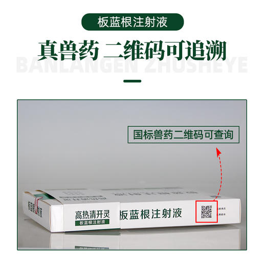 兽药 板蓝根注射液 高热清开灵 清热解毒抗病毒流感促猪瘟免疫力 商品图1