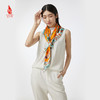 SAINTJOY/上久楷 真丝大方巾 生机·橙色 FJ16201 商品缩略图4