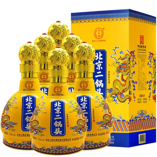 42° 北京永丰二锅头金龙  清香型白酒  500ml/瓶 商品图1