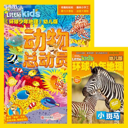 环球少年地理、环球少年地理幼儿版+动物总动员系列 杂志征订2021年 商品图2