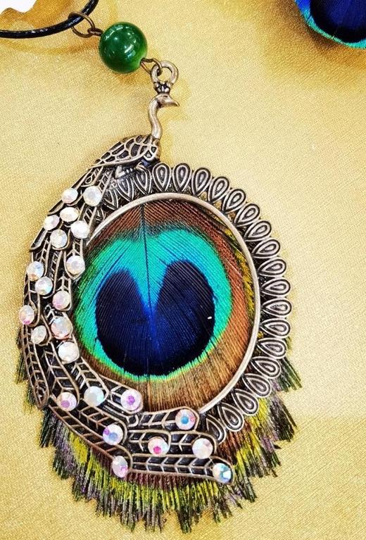 W°孔雀项链2 商品图0