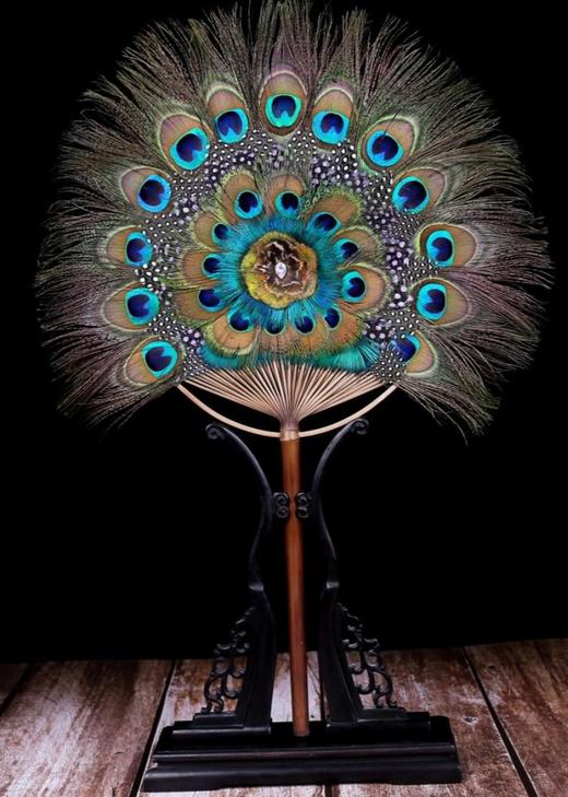 仪仗扇2°孔雀翎 商品图0