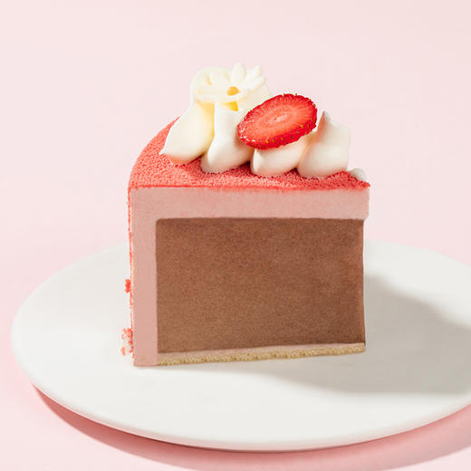 【巧克力冰淇淋慕斯】草莓慕斯搭配巧克力冰淇淋夹心，绵密、浓醇、丰富的口感轮流绽放（重庆SCB） 商品图5
