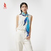 SAINTJOY/上久楷 女式真丝方巾 藏青城市涂鸦 FJ18004 商品缩略图3