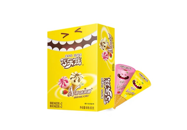 巧乐兹小V筒（香草+草莓口味）20g*4支