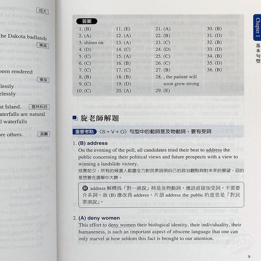 【中商原版】旋元佑文法解题 港台原版 众文 英语文法学习 商品图4