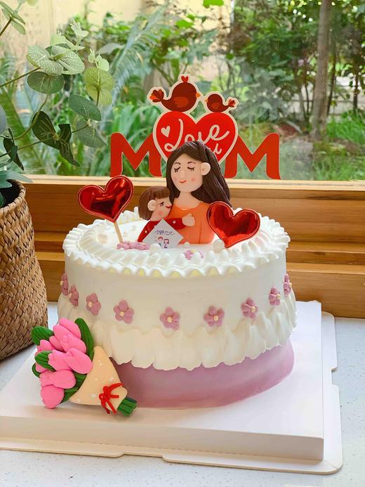 母亲节奶油蛋糕 下单前请仔细阅读商品详情 商品图1