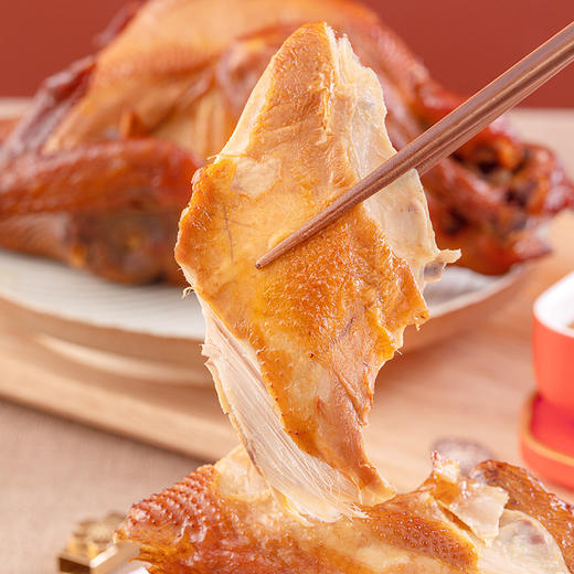 [德州扒鸡] 保鲜招牌公鸡500g*2只 卤味熟食即食 山东特产 商品图2