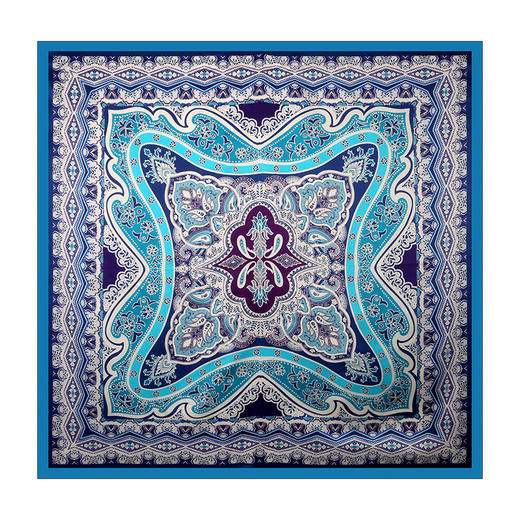 SAINTJOY/上久楷 真丝方巾 锦绣满天FJS19049 商品图6