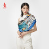 SAINTJOY/上久楷真丝方巾 山塘夜话·深蓝色 FJS20009 商品缩略图1
