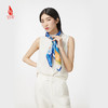 SAINTJOY/上久楷 女式真丝方巾 蓝色无题 FJ17010 商品缩略图4