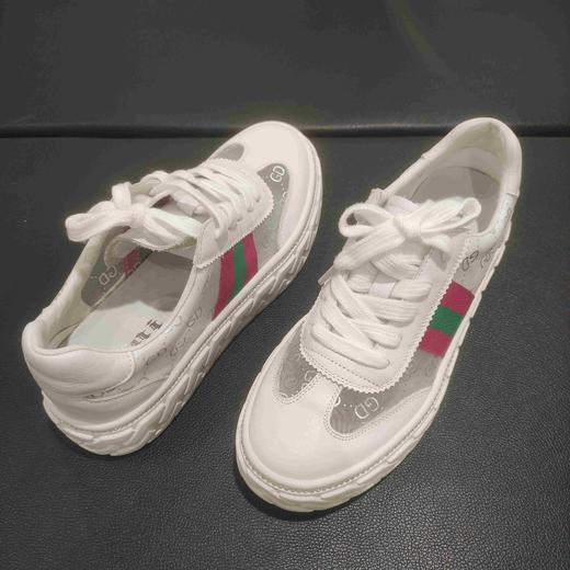 lfgj jeans br506时尚潮流平底网面透气小白鞋 商品图5