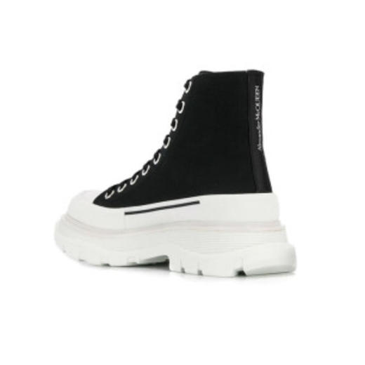 ALEXANDER MCQUEEN 麦昆 男士 中帮短靴黑帮白底 604254 W4L32 1070 商品图2