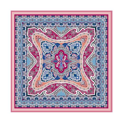 SAINTJOY/上久楷 真丝方巾 锦绣满天FJS19049 商品图5