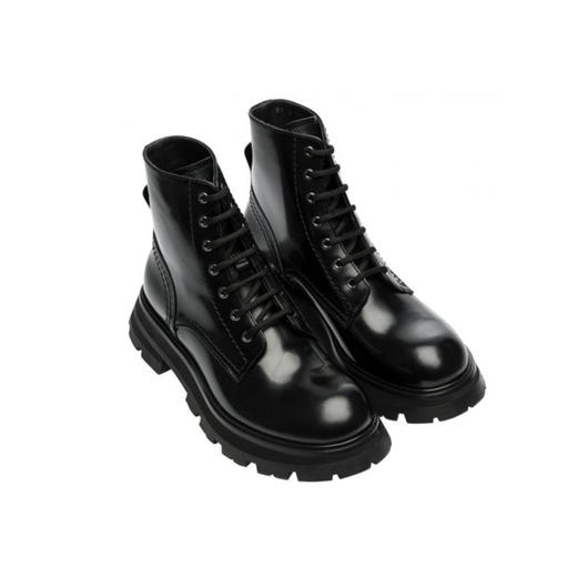 ALEXANDER MCQUEEN 麦昆  女士 黑色靴子 657569 WHZ80 1000 商品图3