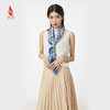 SAINTJOY/上久楷 真丝方巾 凤戏牡丹·深蓝色 FJ17006 商品缩略图2