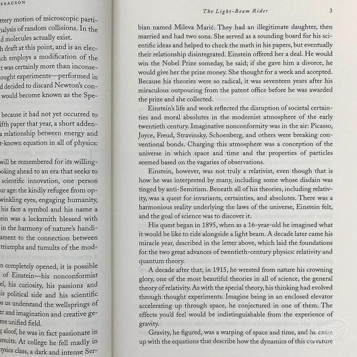 【中商原版】爱因斯坦：生活和宇宙 英文原版Einstein: His Life and Universe 爱因斯坦传记和相对论 艾萨克森 人物传记 世纪伟人 商品图5