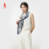SAINTJOY/上久楷 女式真丝方巾 藏青城市涂鸦 FJ18004 商品缩略图1