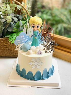 冰雪奇缘奶油蛋糕 下单前请仔细阅读商品详情