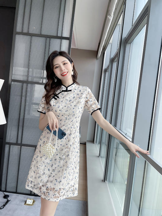 【夏装】【中国风改良版旗袍】小清新，减龄显瘦，高级质感，9912861178/// 商品图2